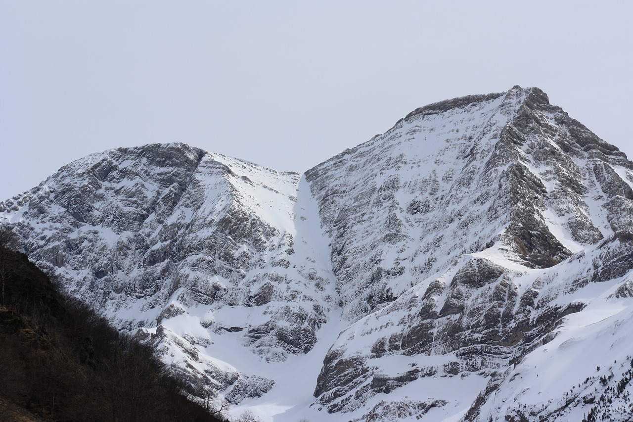 pyrenees  snow  mountain free photo