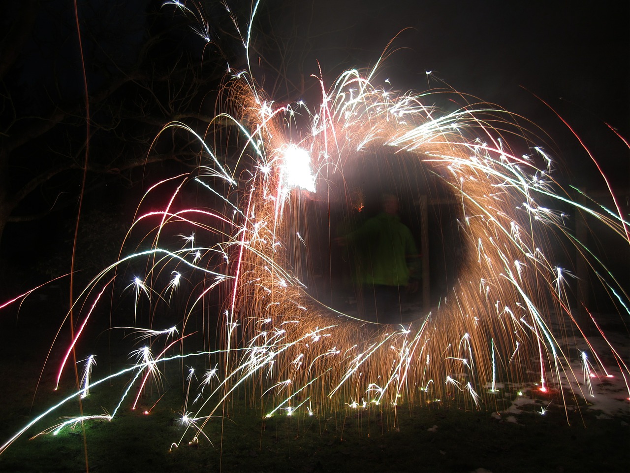 pyrotechnics fireworks sparkler free photo