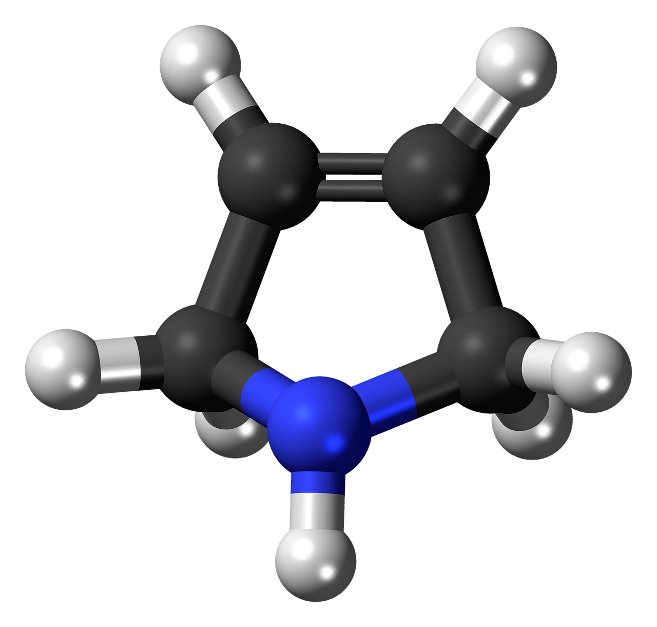pyrroline molecule chemistry free photo