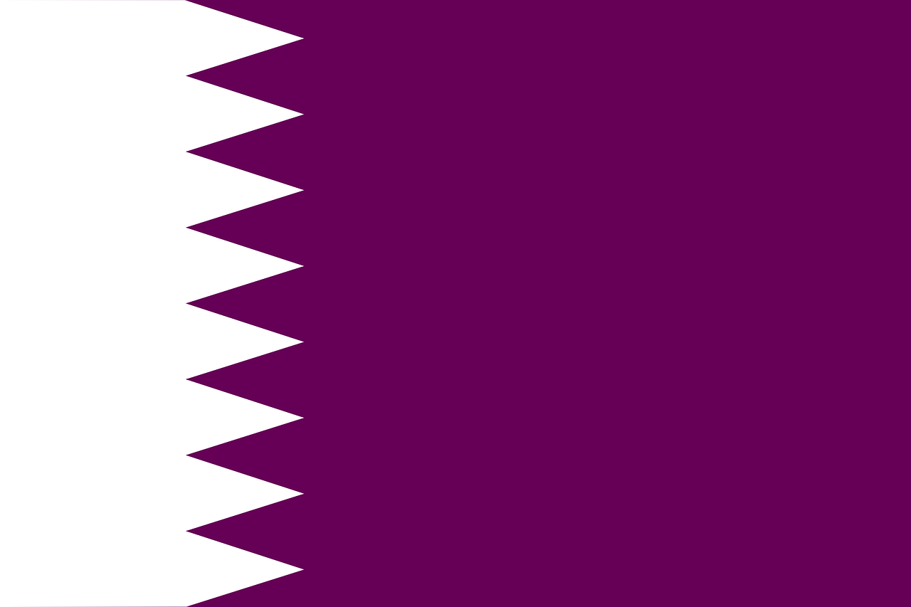 qatar flag national free photo