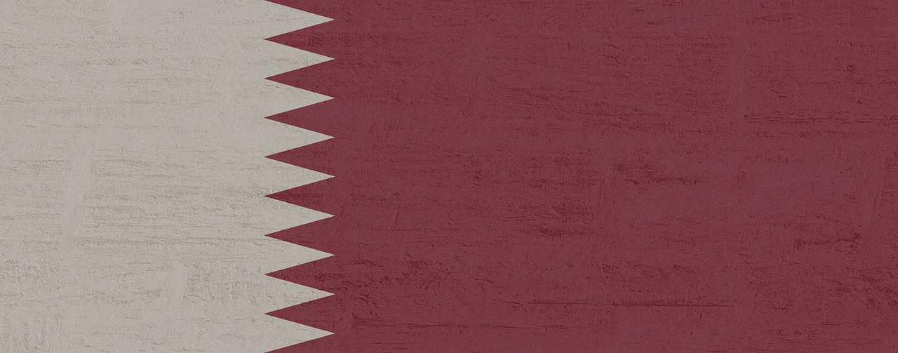 qatar flag red free photo