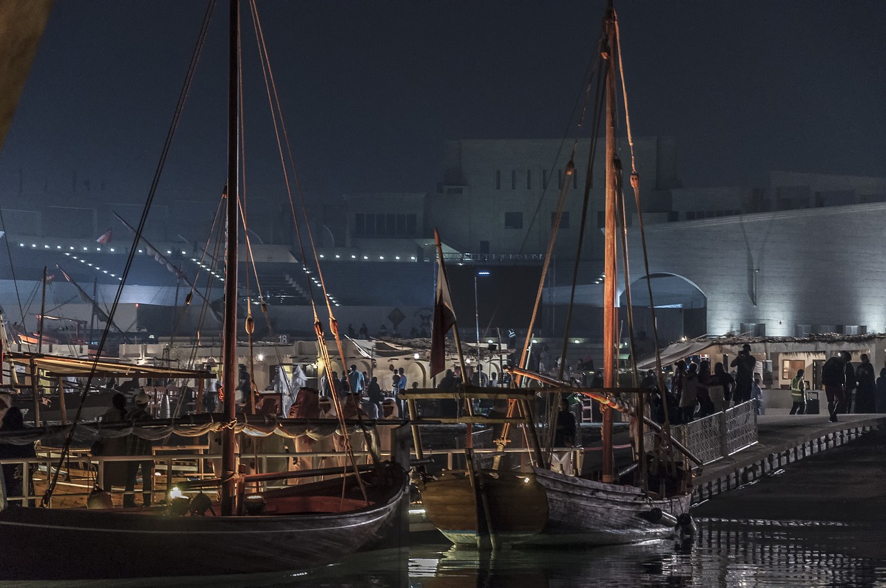 qatar dhow festival boat free photo