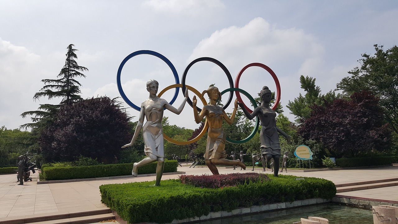 qingdao century park olympic free photo