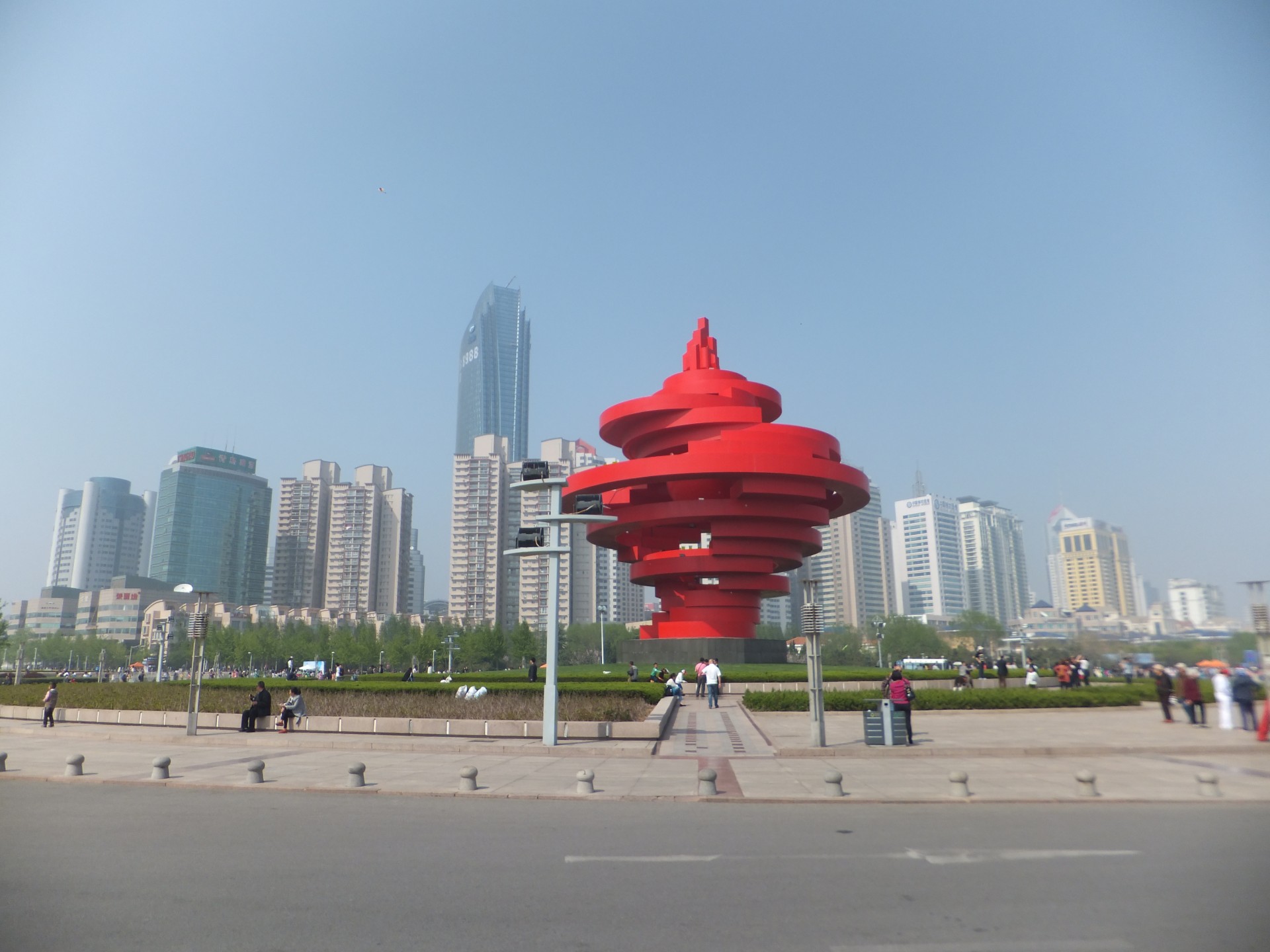 statue china square free photo