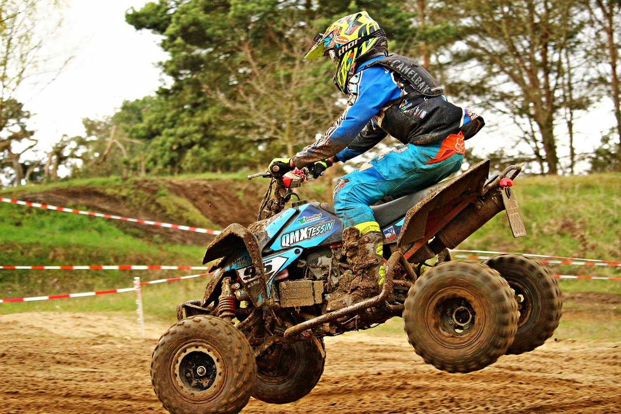 quad enduro motorsport free photo