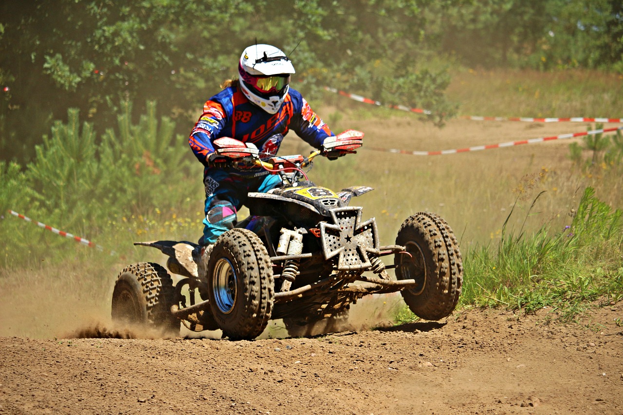 quad quad race enduro free photo