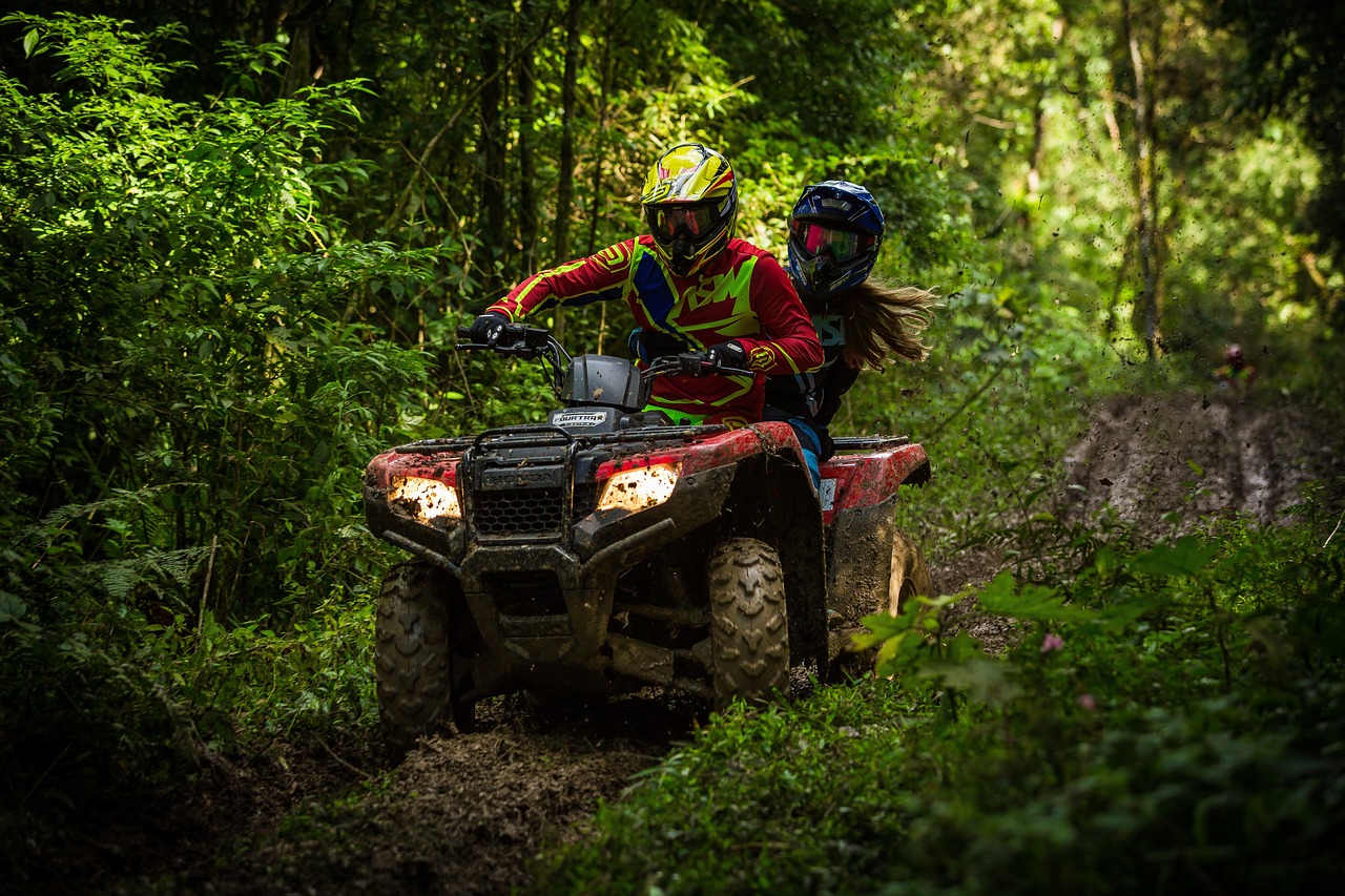 quad bike mud dirty free photo