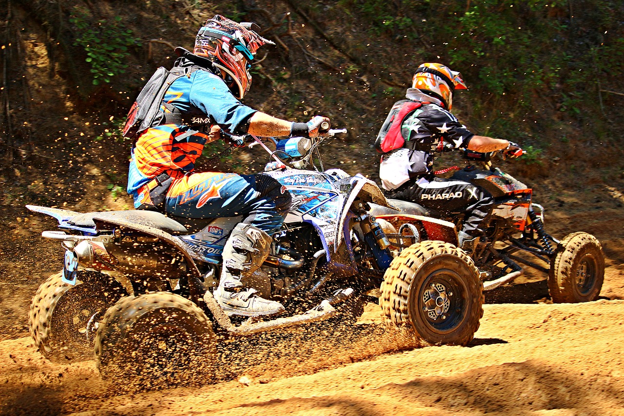 quad race motocross atv free photo