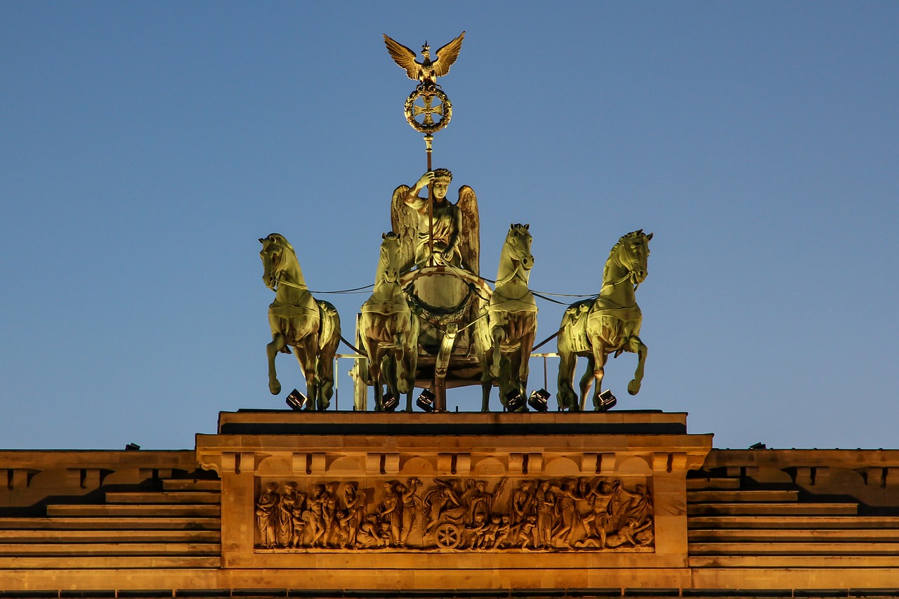 quadriga  berlin  landmark free photo