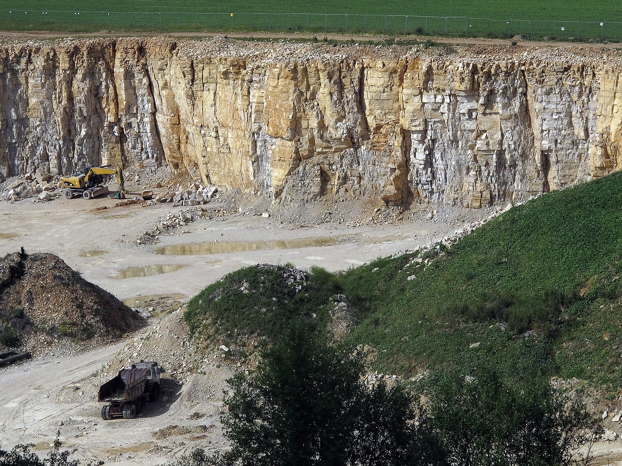 quarry high mirsberg upper franconia free photo