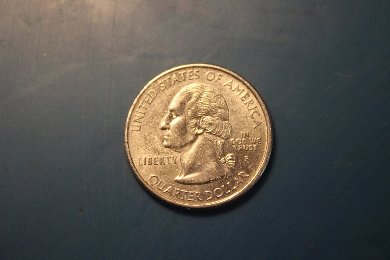quarter coin change free photo