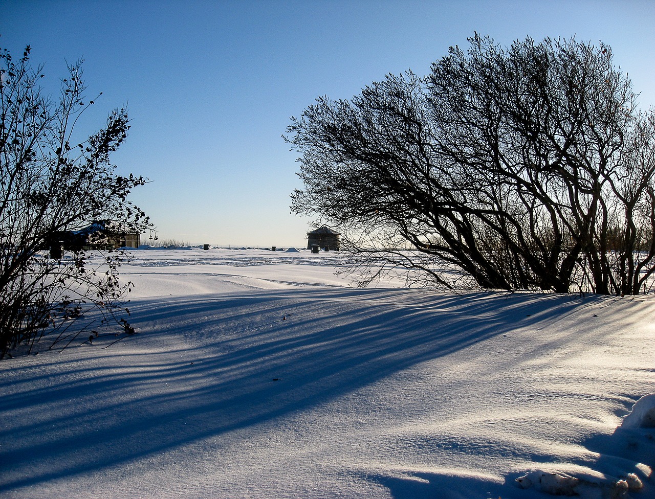 québec plains of abraham snowy landscape free photo