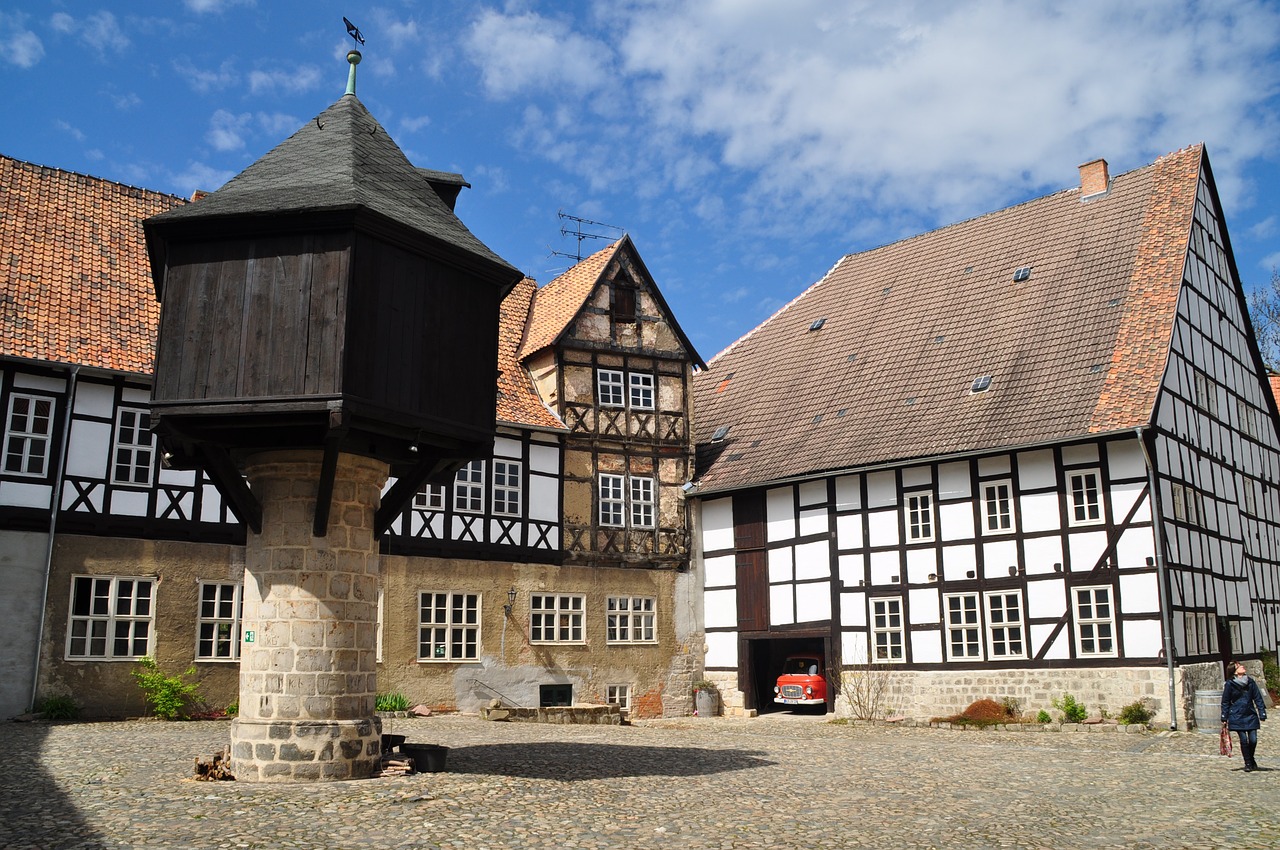 quedlinburg truss world heritage free photo