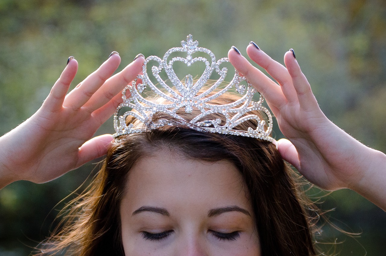 queen crowning royalty free photo