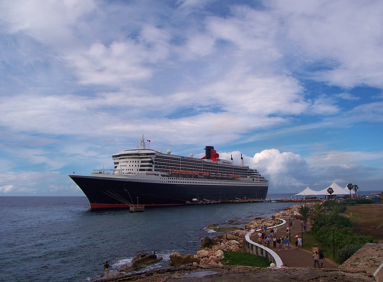 queen mary ship cruise boat free photo