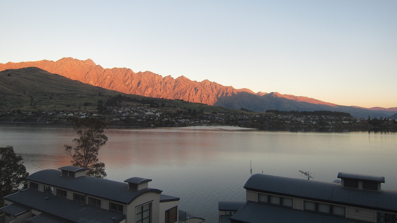 queenstown new zealand lake free photo