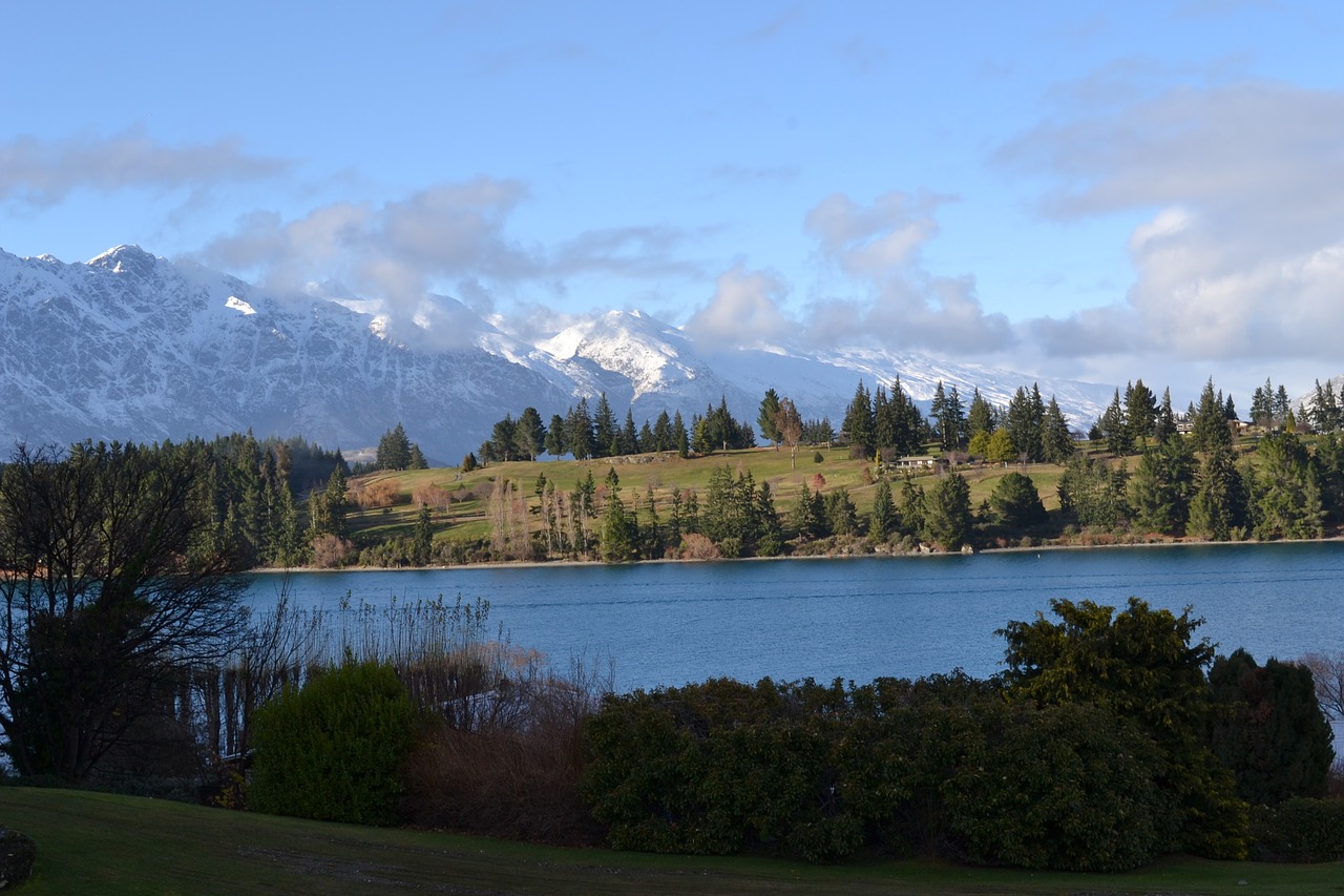 queenstown mountain view nature free photo