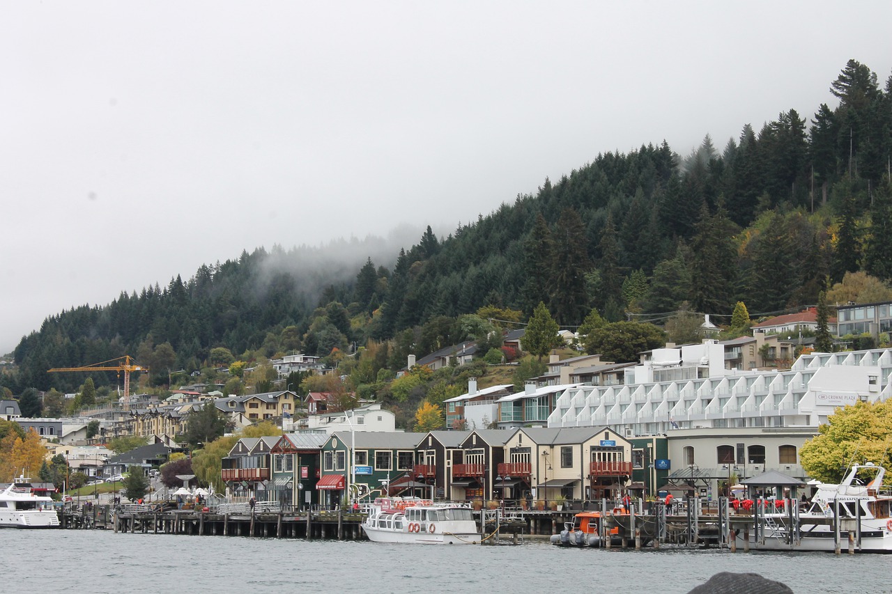 queenstown  town center  new zealand free photo