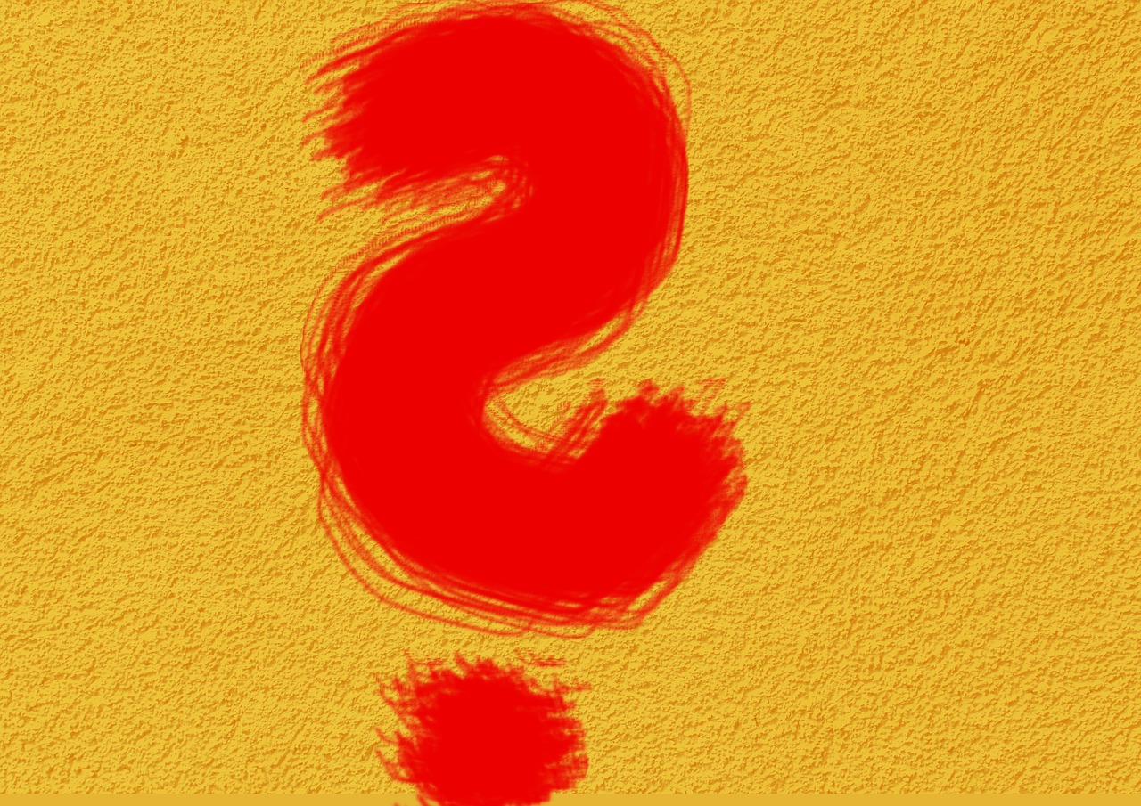 question mark characters yellow free photo