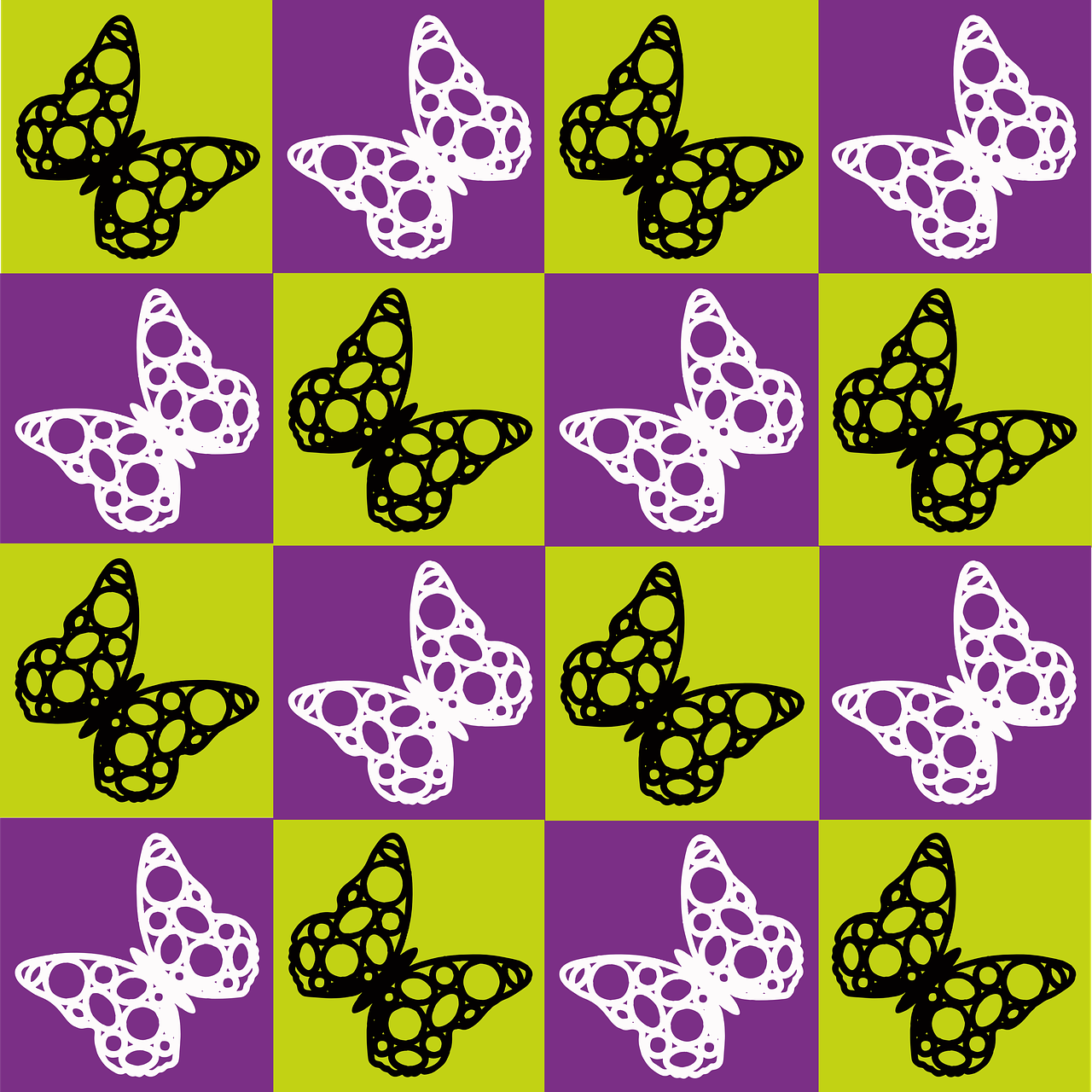 quilt purple green free photo