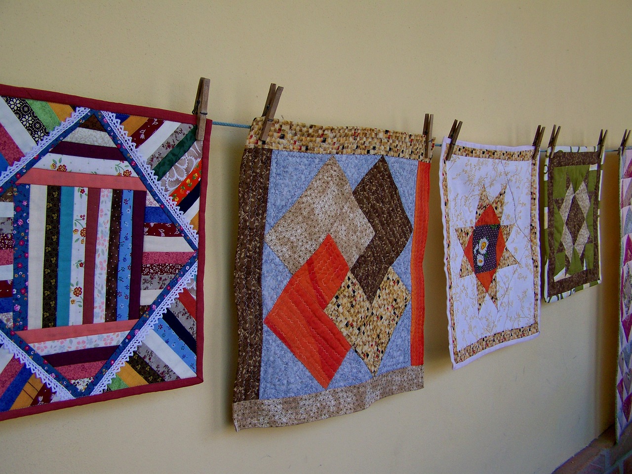 quilting  manual work  exhibition free photo