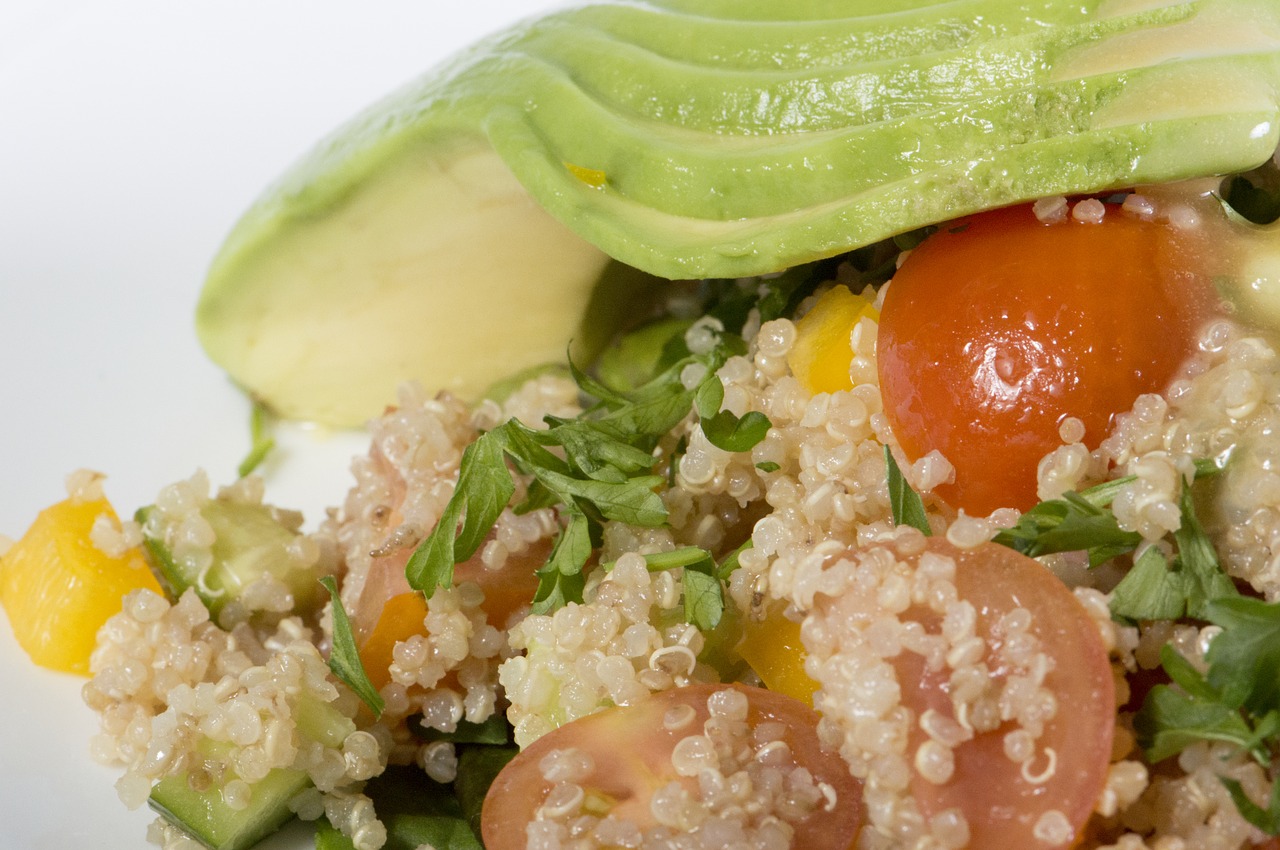 quinoa salad avocado free photo