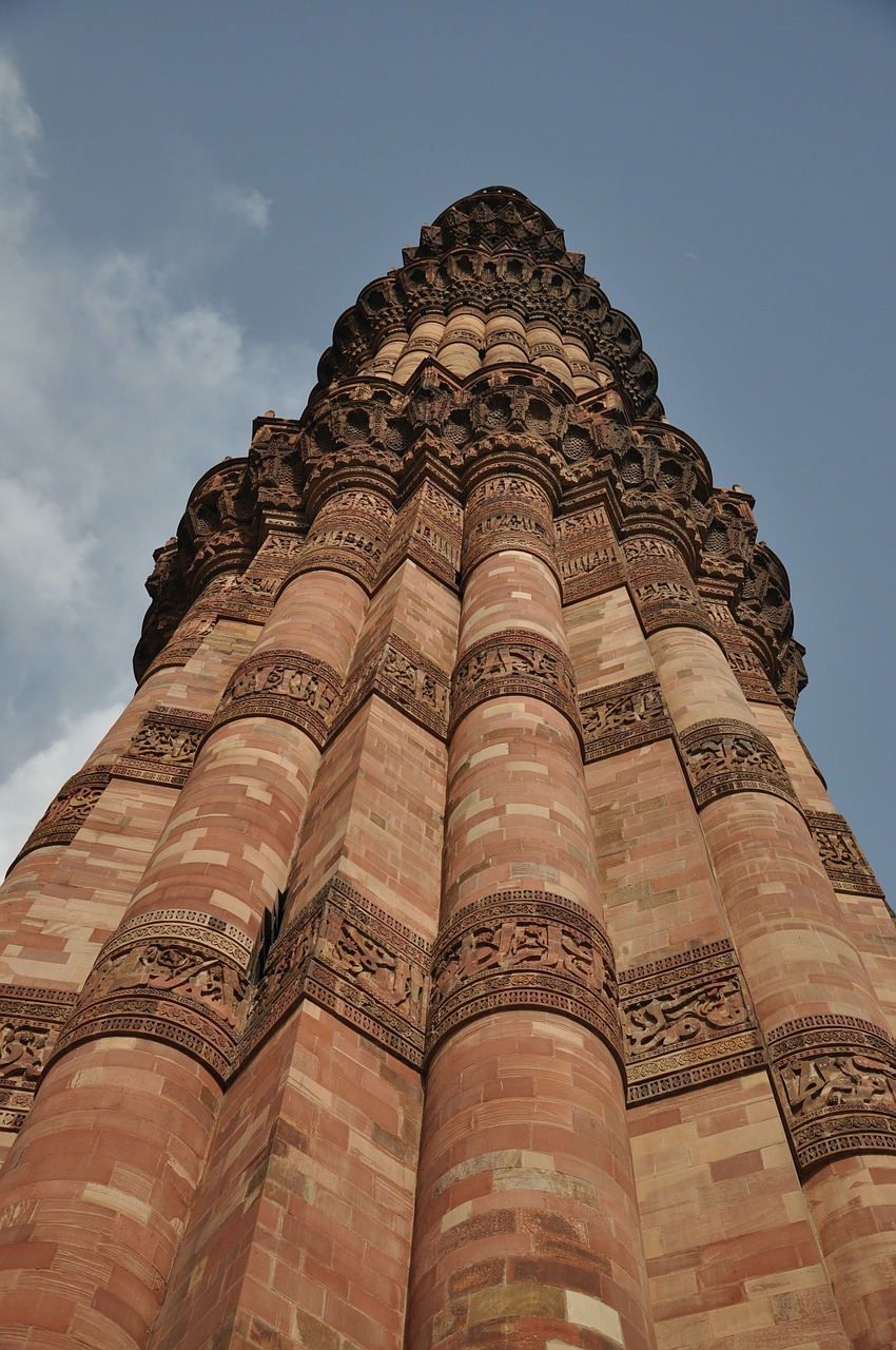 qutub minar monument free photo