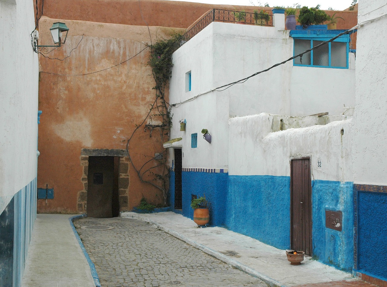 rabat morocco street free photo
