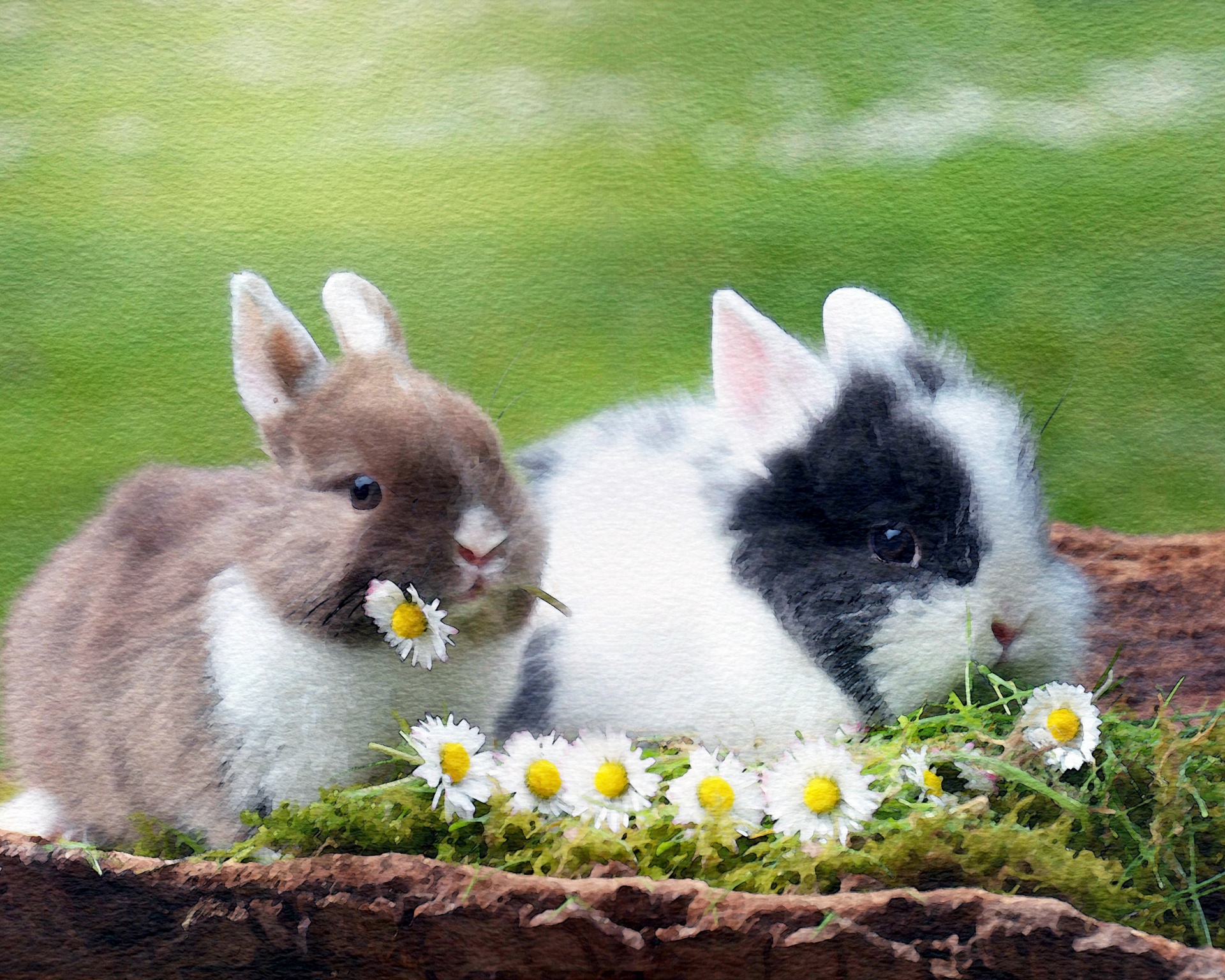 rabbit rabbits bunny free photo