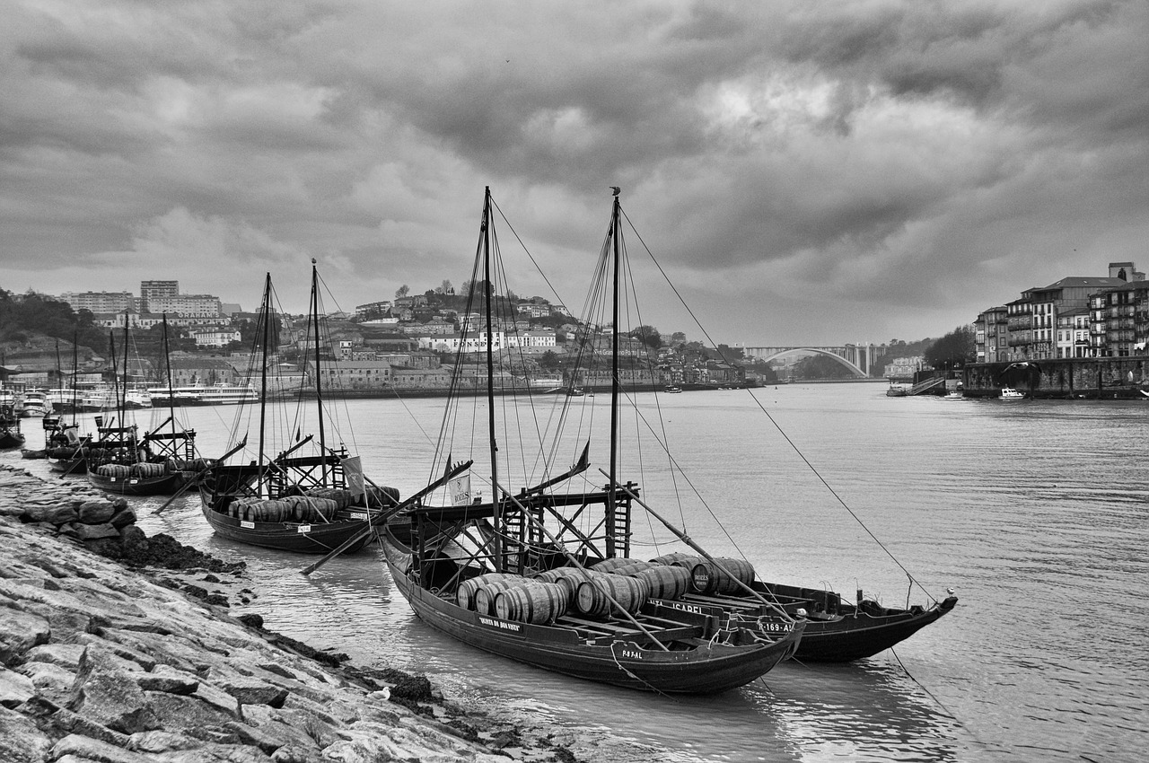 rabelo boat porto douro free photo