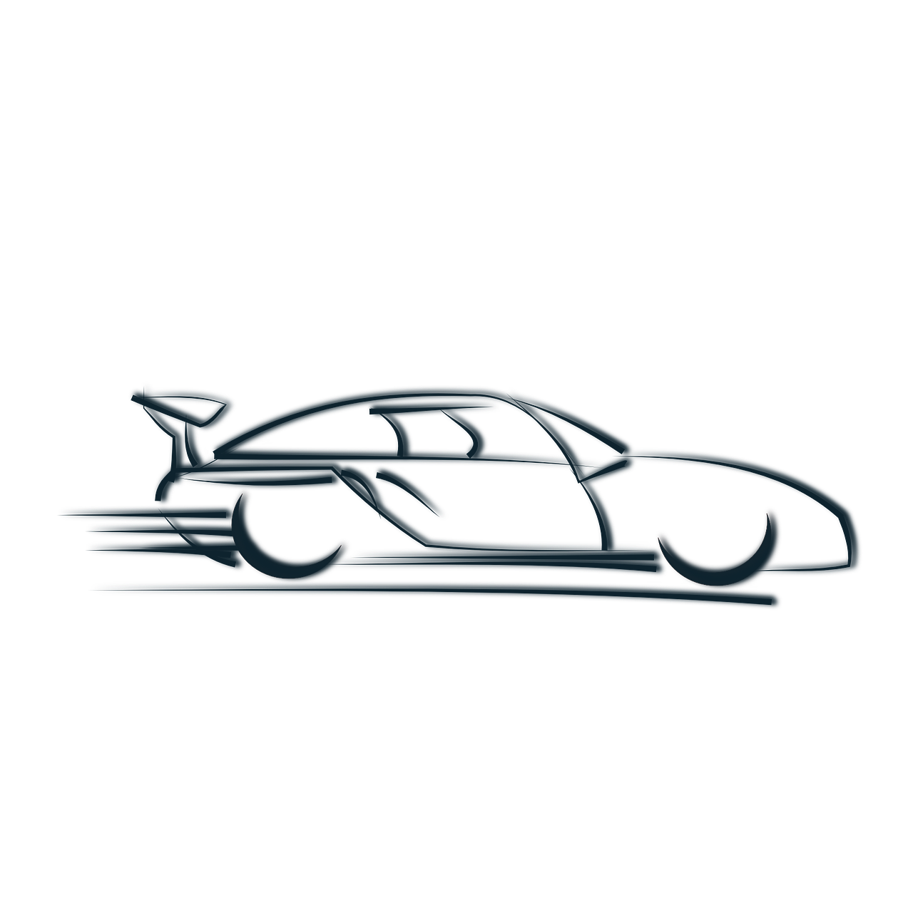 race car logo symbol free photo