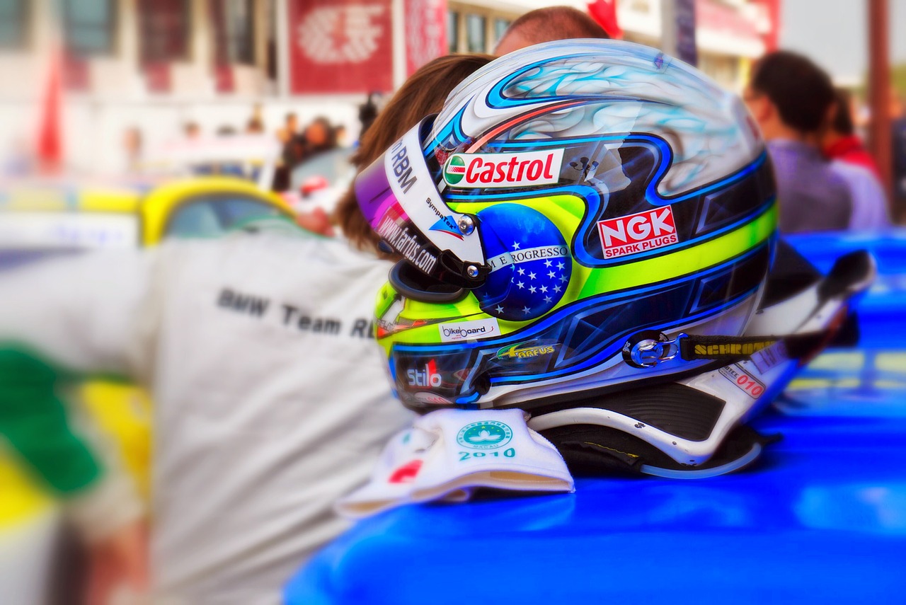 racing helmet motorsports free photo