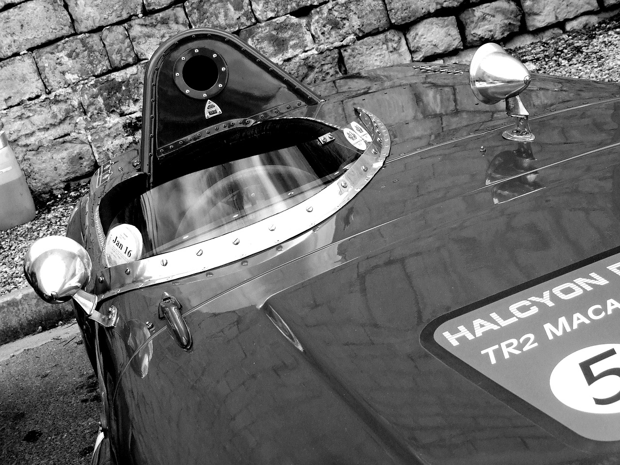 racing car vintage classic car free photo