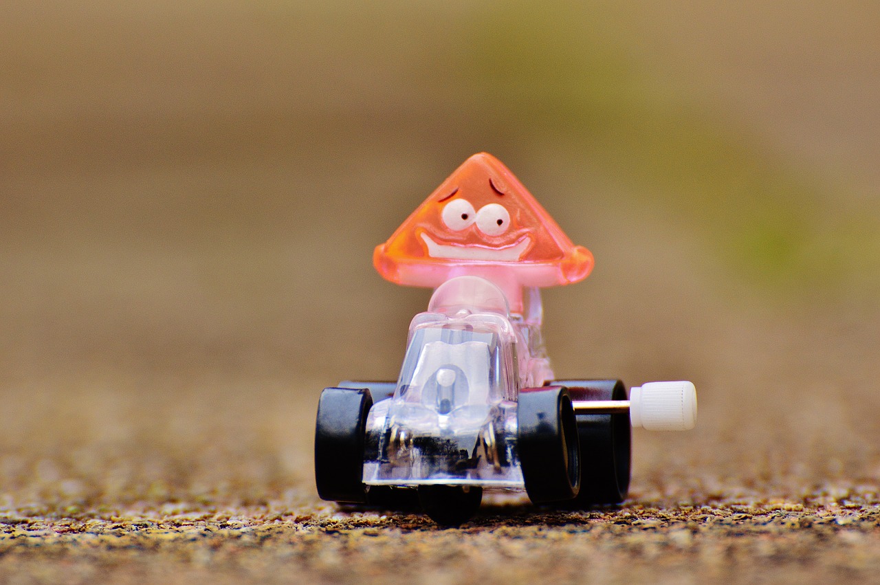 racing car figure funny free photo