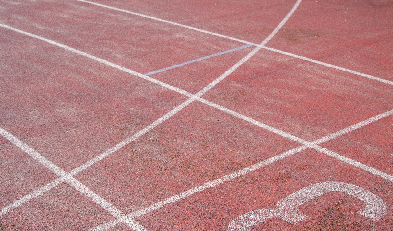 racing track stadium running free photo