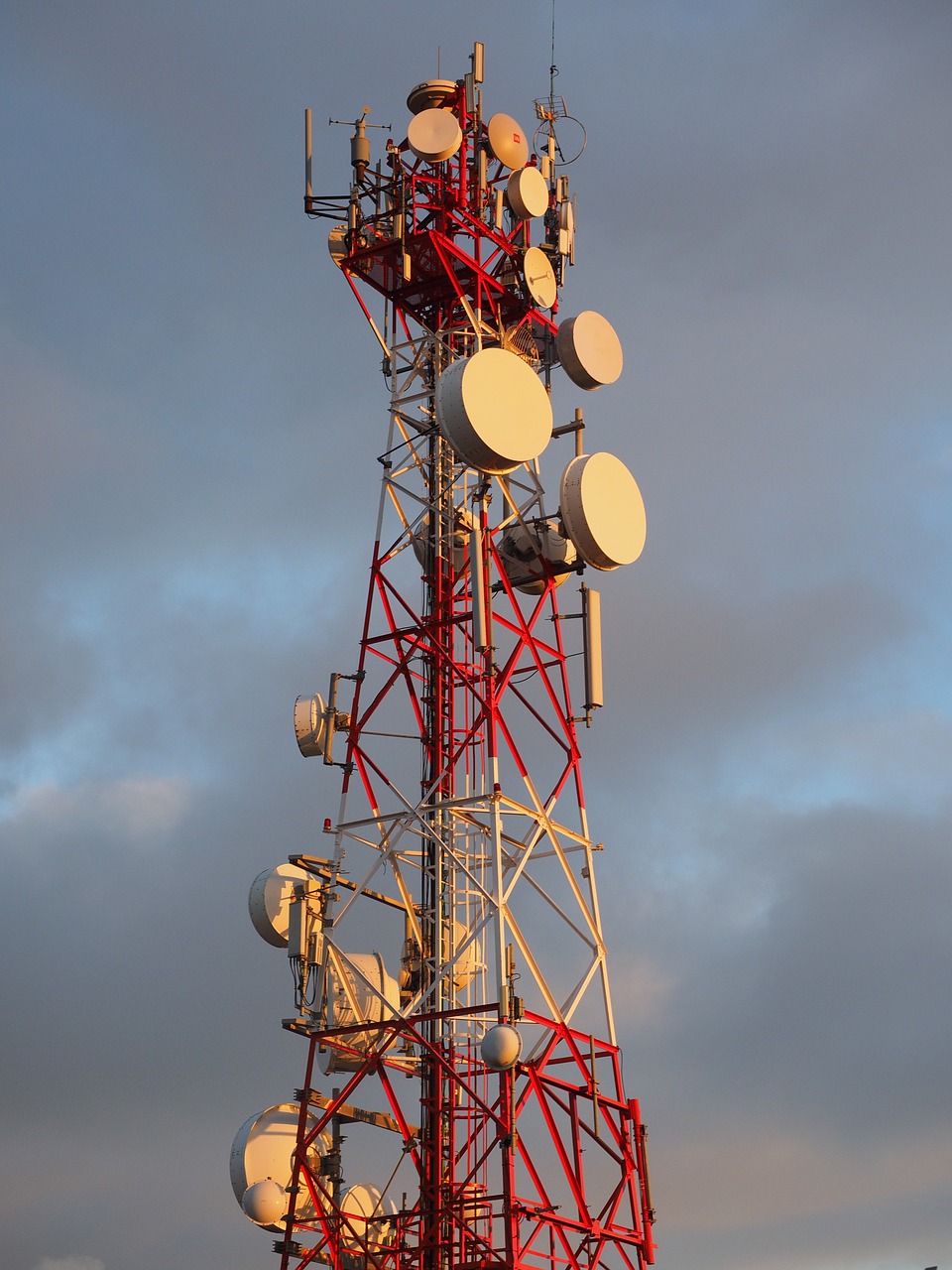radar equipment antennas radio tower free photo