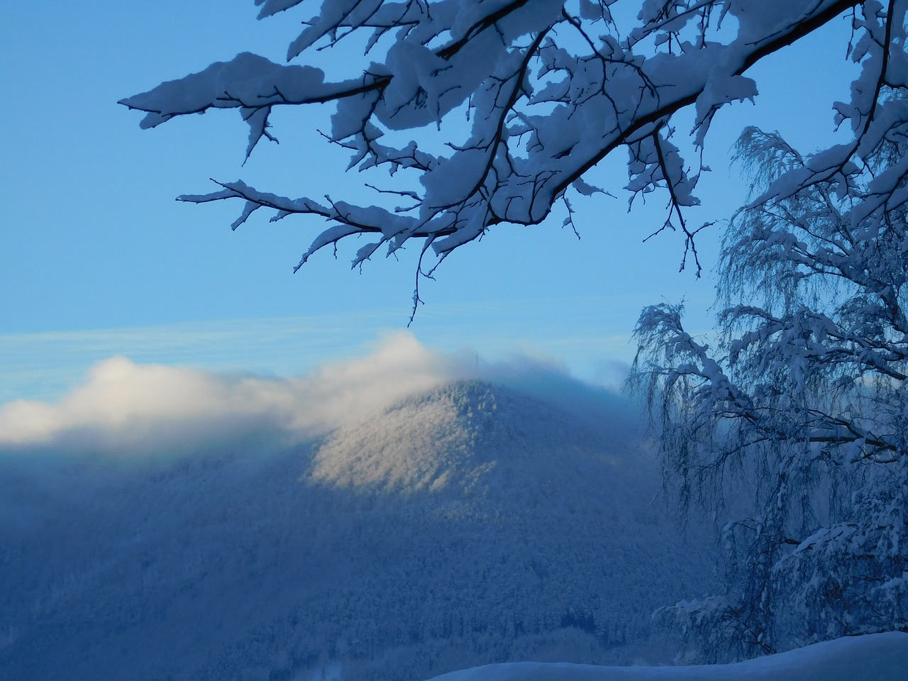 radhošť winter mountains free photo