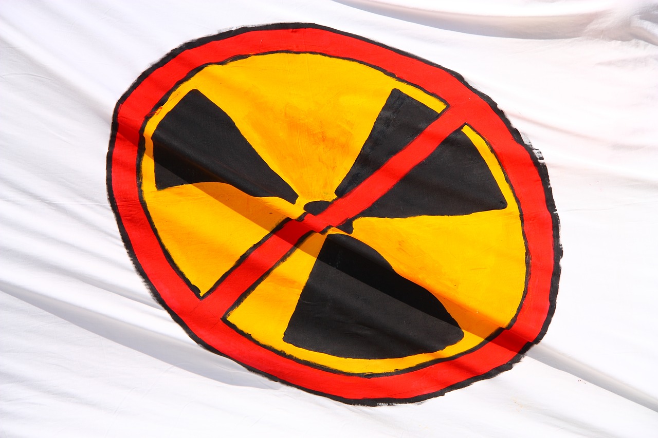 radiation flag radioactive free photo