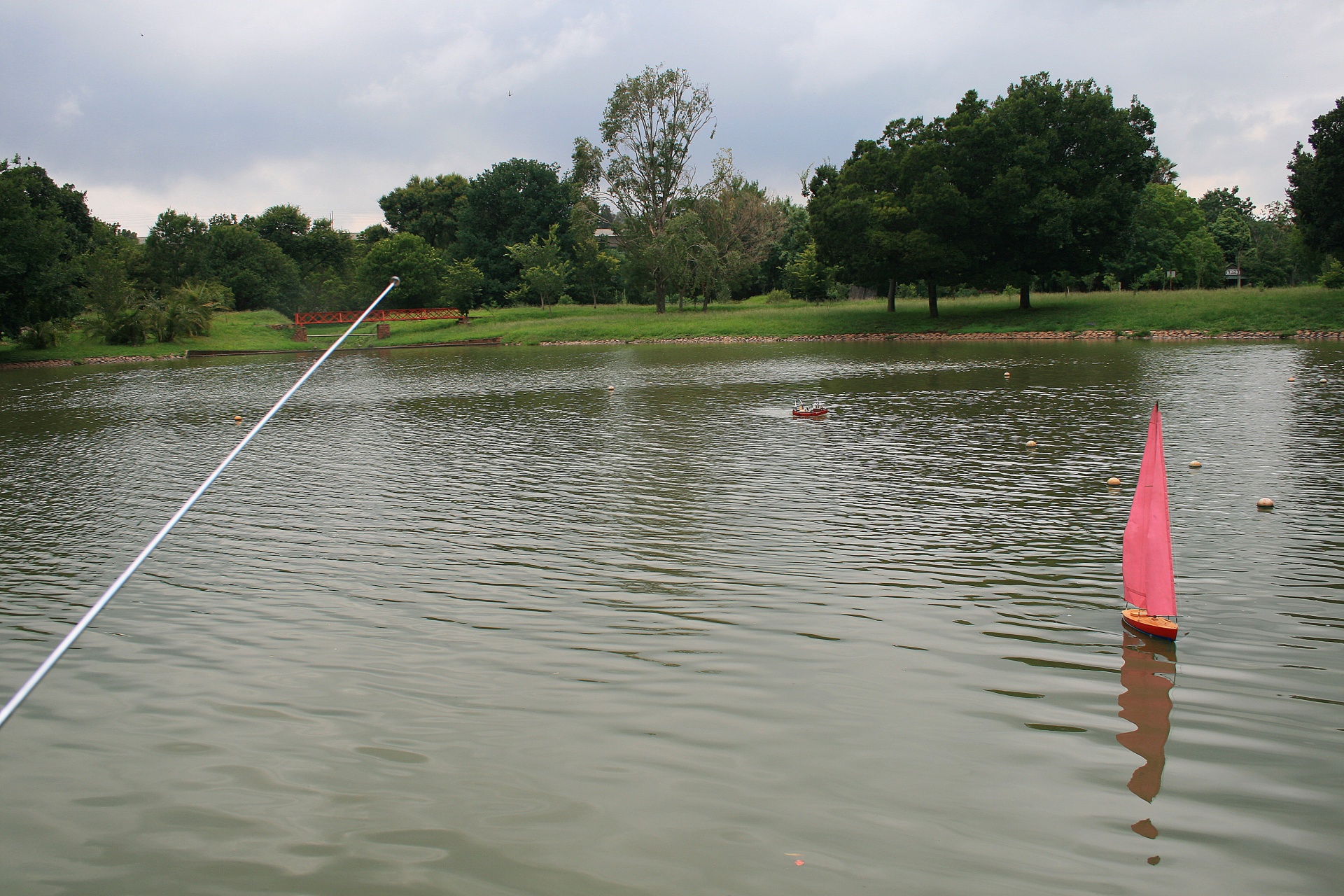 water pond yacht free photo