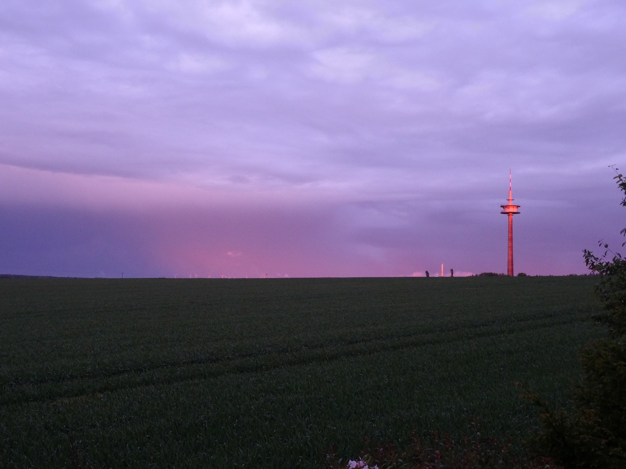 radio tower tower sunset free photo
