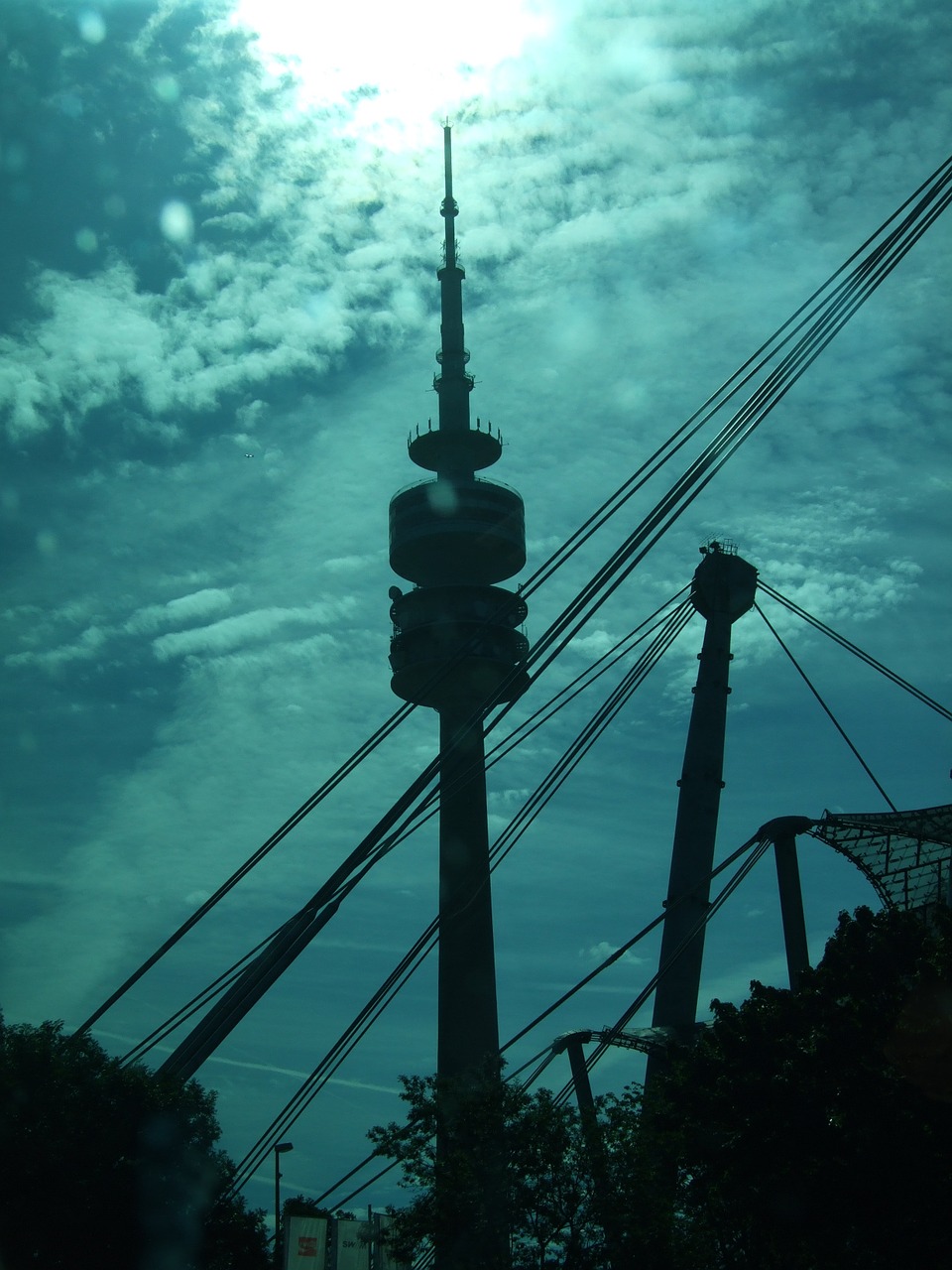 radio tower mood contrast free photo