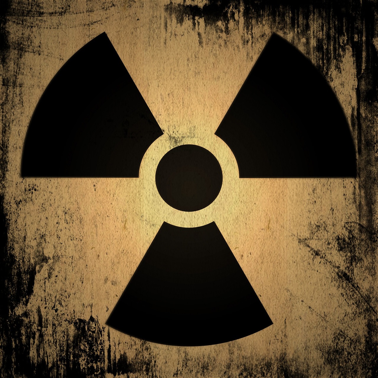 radioactive warning signs free photo