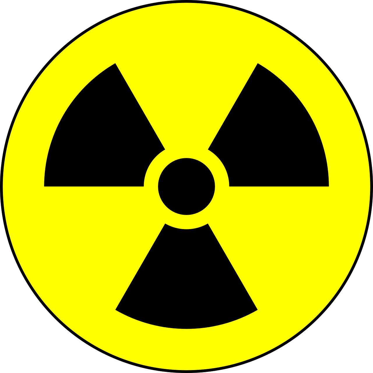 radioactive danger radiant free photo