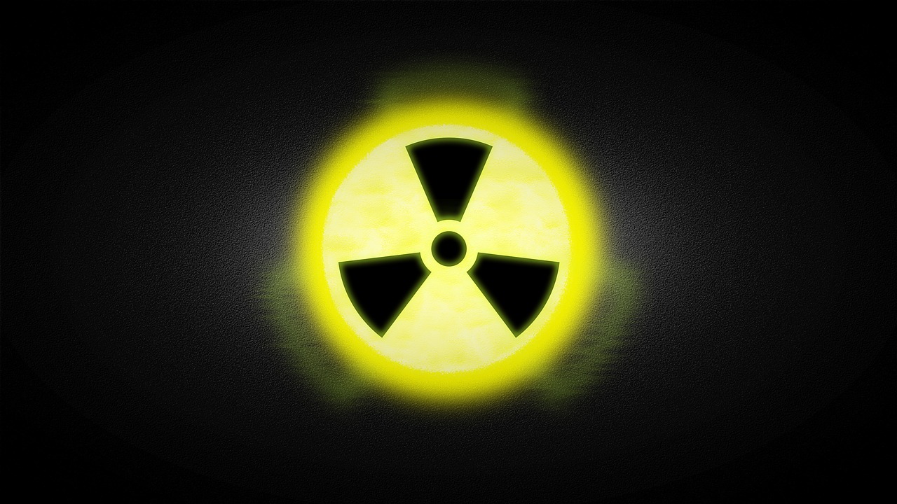 radioactive graphic nuclear power plant free photo
