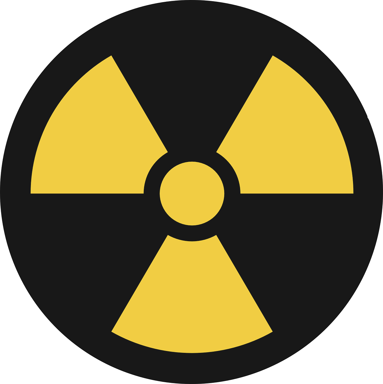 radioactive symbols danger free photo