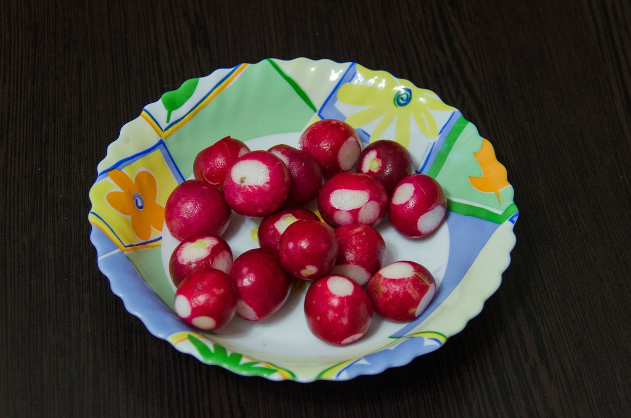 radishes root crop red free photo