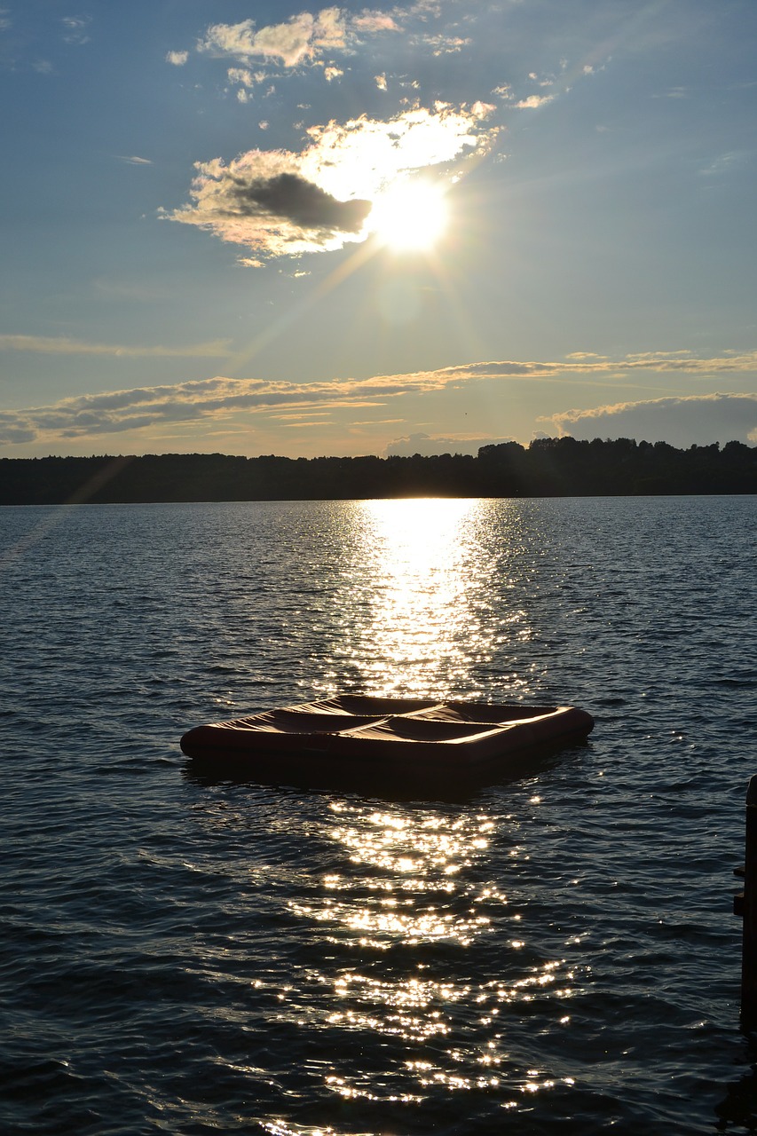 raft cloud sun free photo