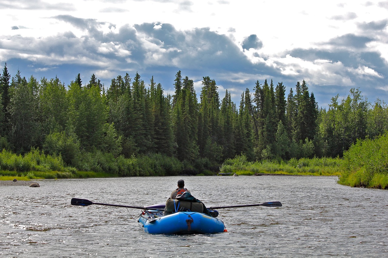 rafting river water free photo