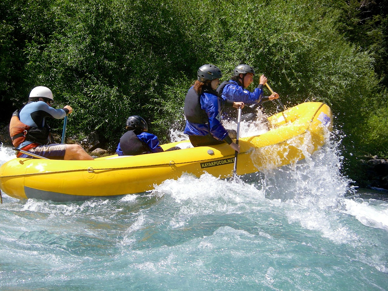 rafting pucon river free photo