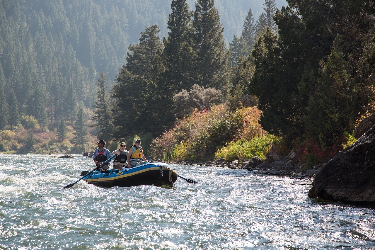 rafting river water free photo